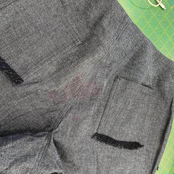 Handmade frayed runway jeans may 2018 - Picture 7 of 12